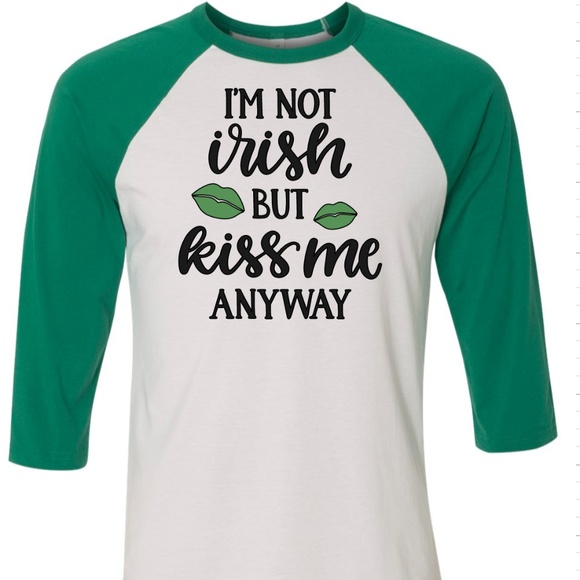 St. Patrick's Day Baseball Style Shirt - Picture 1 of 4